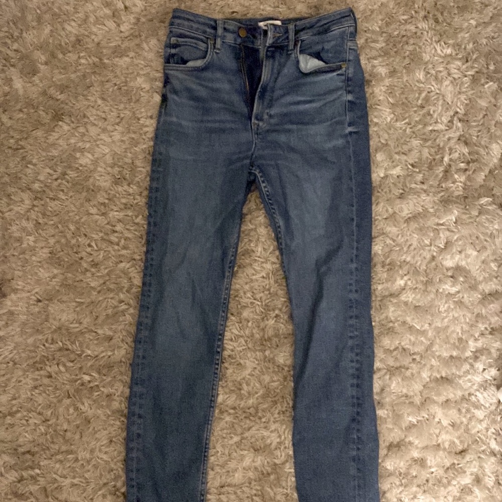Medium wash Lee X H&M jeans!